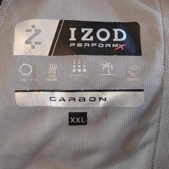 IZOD Perormancex Men' Pants Loungewear Jogger Mens 2X Gray Polyester Cozy Winter - Picture 7 of 9